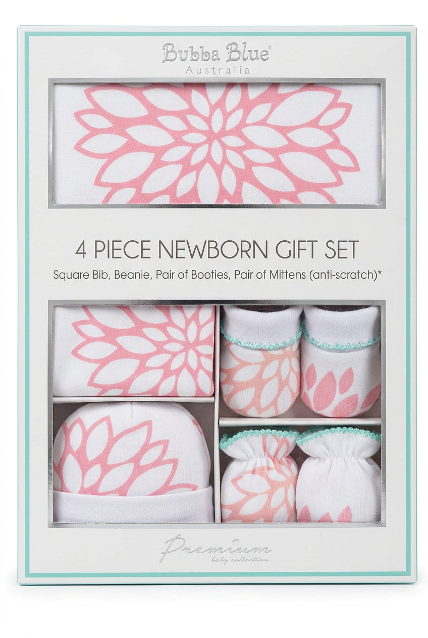 4 Piece Newborn Set - Bubba Blue