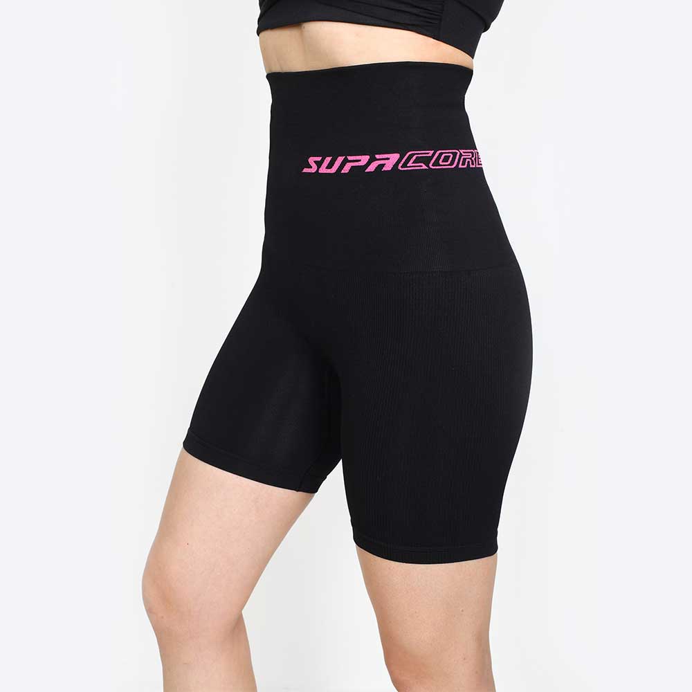 Patented Nina Women's Coretech Postpartum Extra High Waist Compression Shorts - Supacore