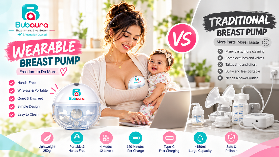 Wearable Breast Pump vs Traditional Breast Pump: What's the Difference?