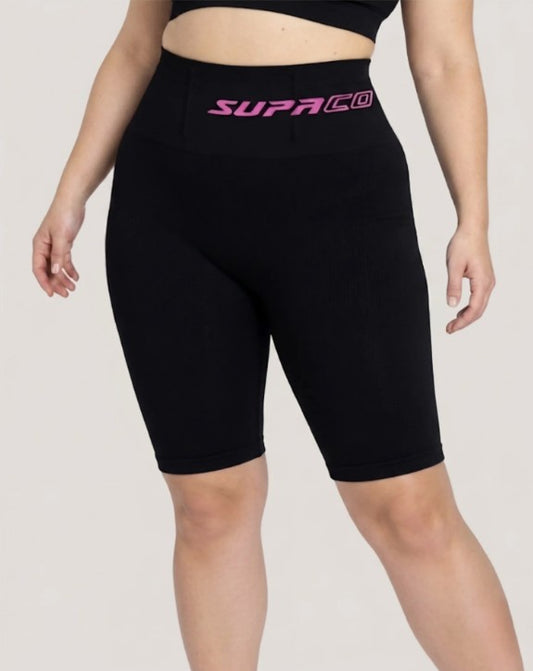 Patented Clara "Xtra" CORETECH® Knee Length Short with Reinforced Waistband for Performance & Recovery - Supacore