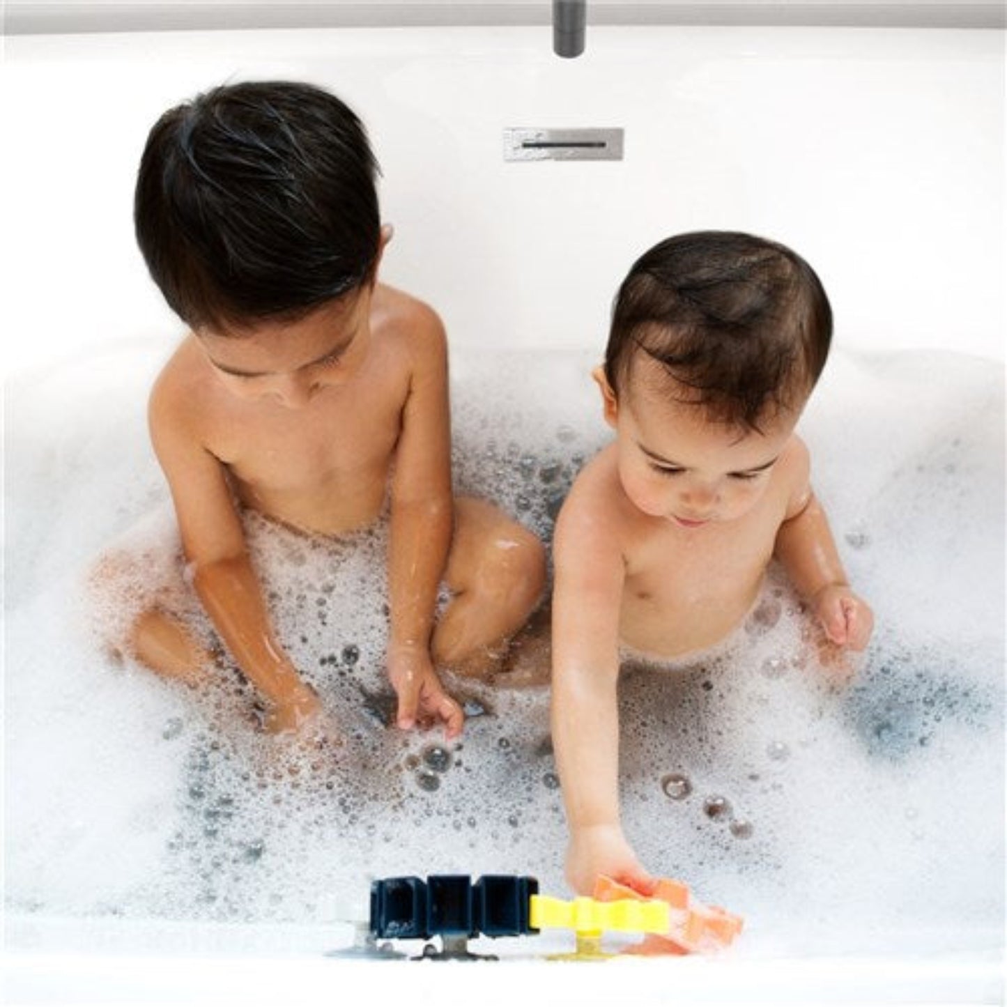 Cogs Water Gears Bath Toy (Navy & Yellow) - Boon