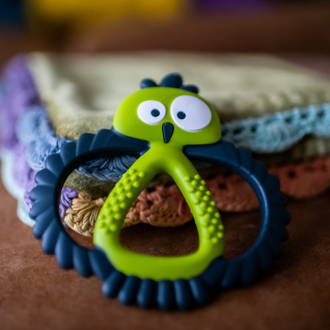 Kalani Mini Silicone Sensory Teething Toy - 4 Pack Deal! - Tommee Tippee