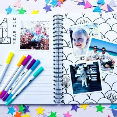 The Colour-Me-In Baby Book - Blueberry Co