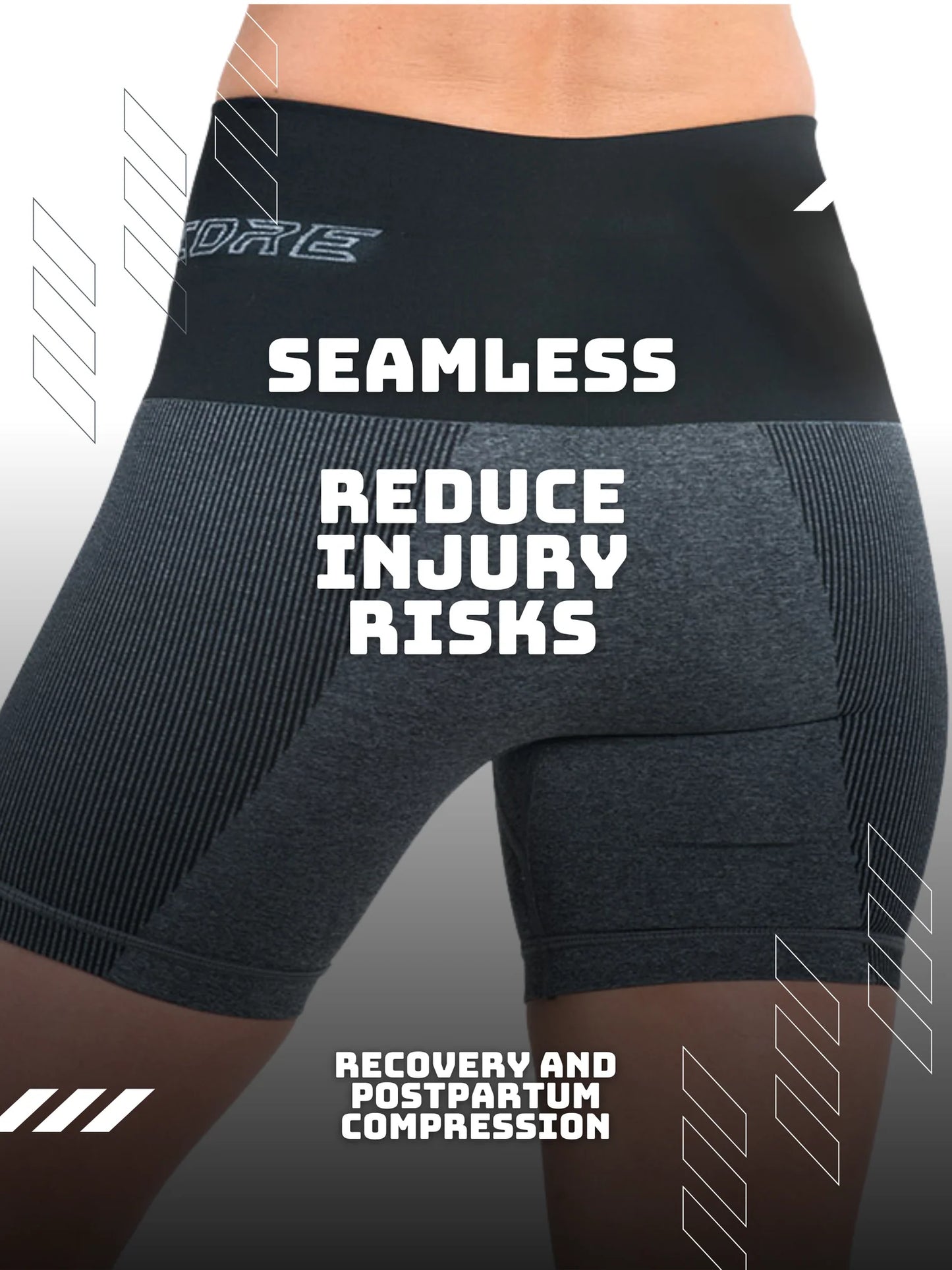 Patented Women's Coretech Sports Performance & Recovery Compression Shorts - Supacore
