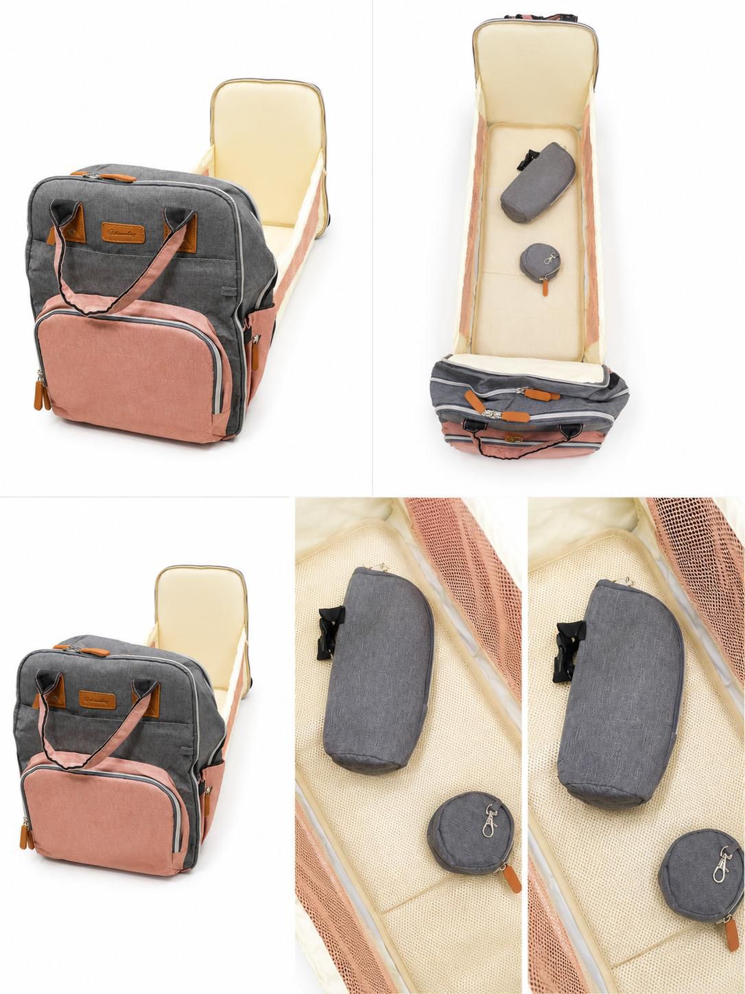 Multi-functional Diaper Backpack with Changing Pad & Stroller Straps - Ankommling