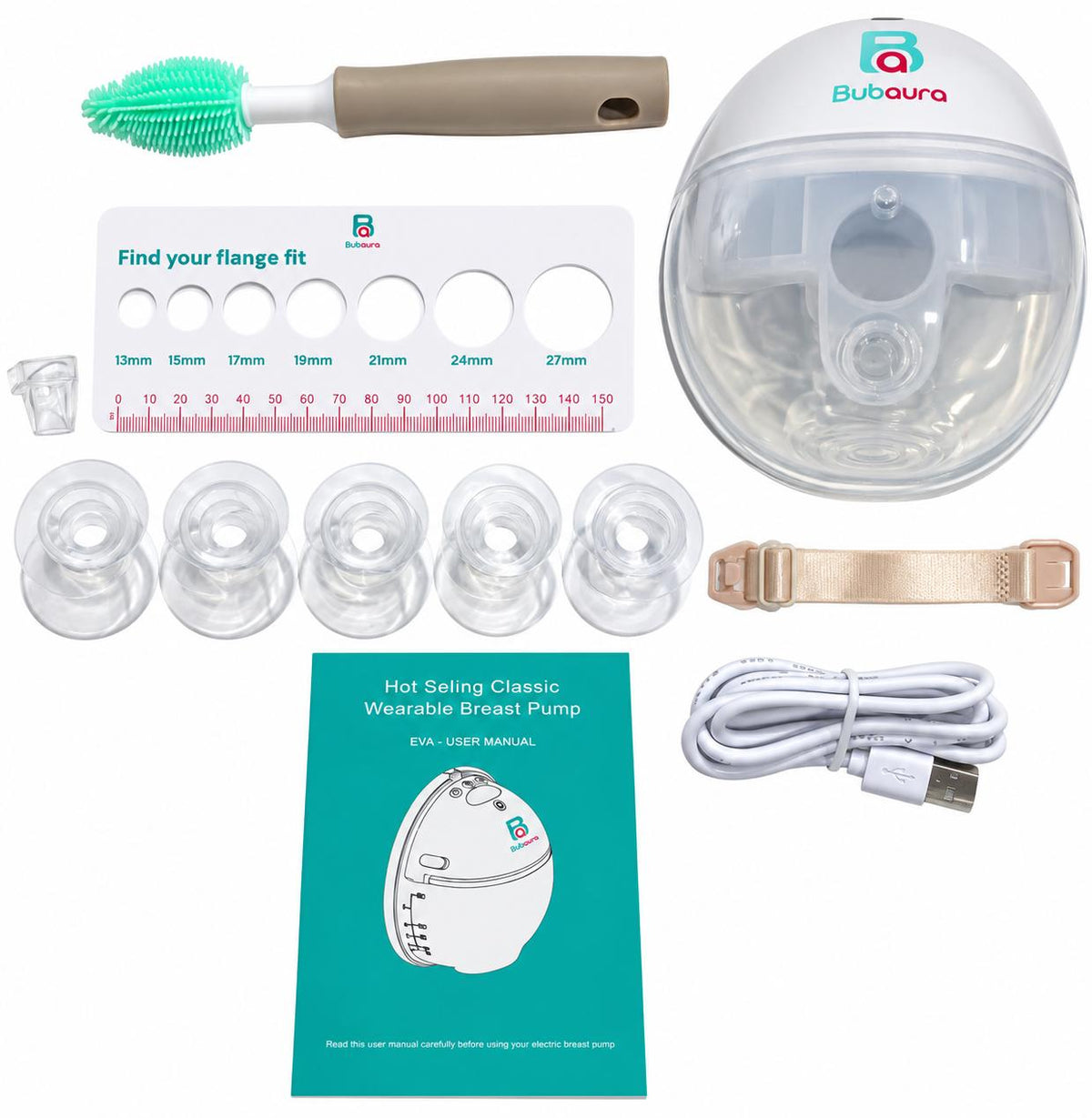 EVA Wearable Hands-Free Electric Breast Pump – Bubaura
