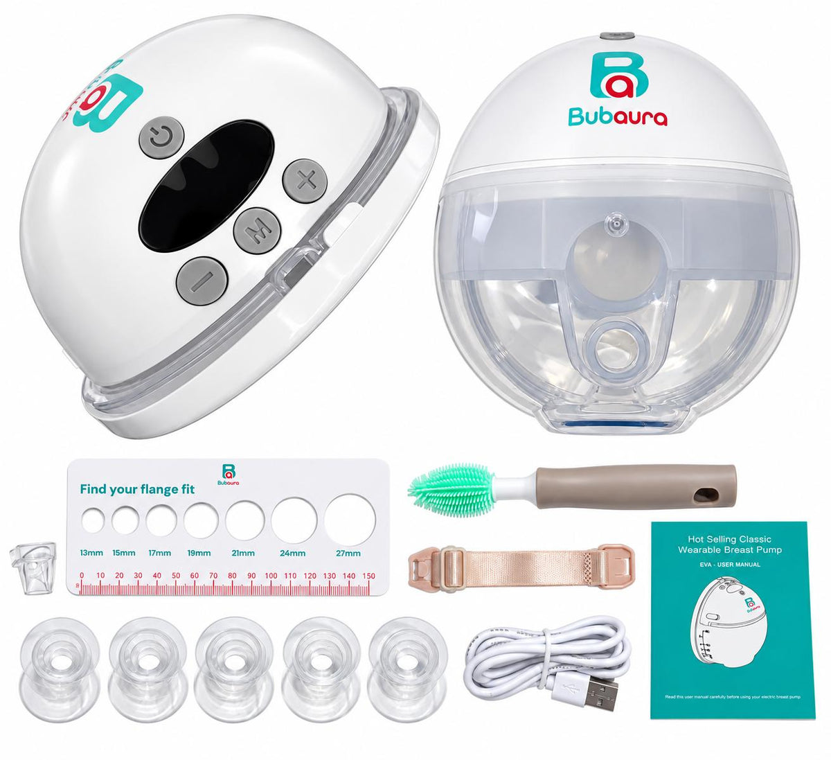 EVA Wearable Hands-Free Electric Breast Pump – Bubaura
