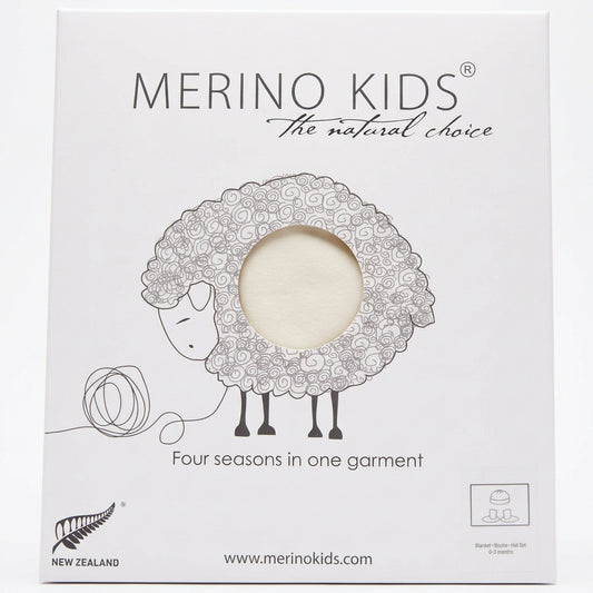Blanket-Bootie-Hat Set - Merino Kids