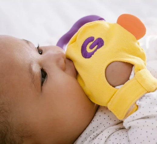 Yellow Gummie Teething Mitten - Gummee Glove